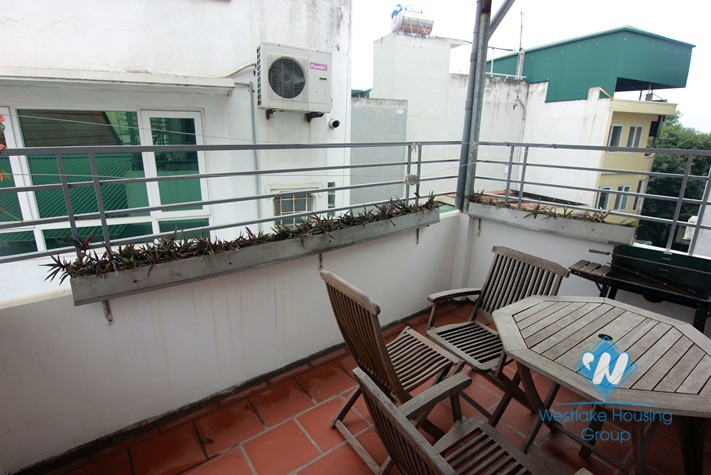 02 bedrooms apartment with big balcony for rent in Tay Ho area